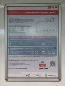 Munich Airport DB Ticket Information