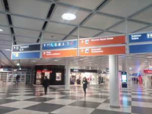 Munich Airport Navigation Panels